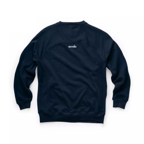 Scruffs Mens Work Sweatshirt / Navy - Picture 2 of 2